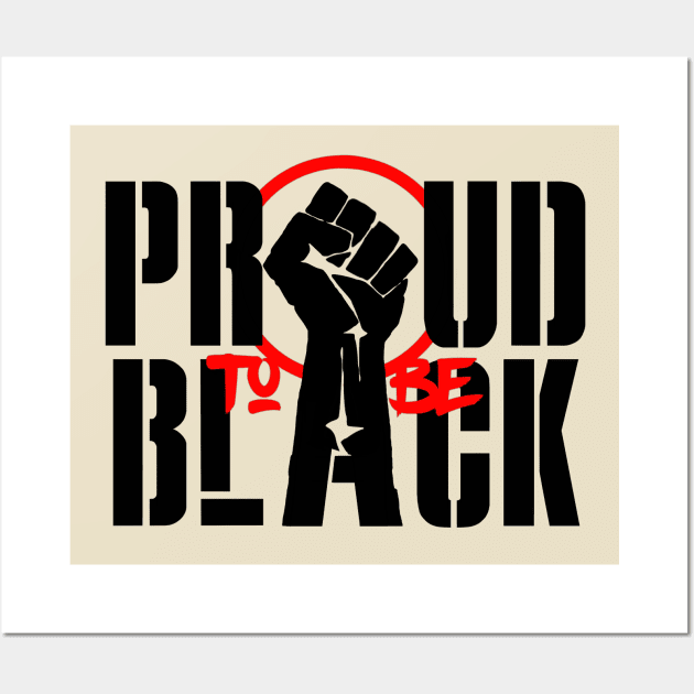 Black pride Wall Art by Sinister Motives Designs